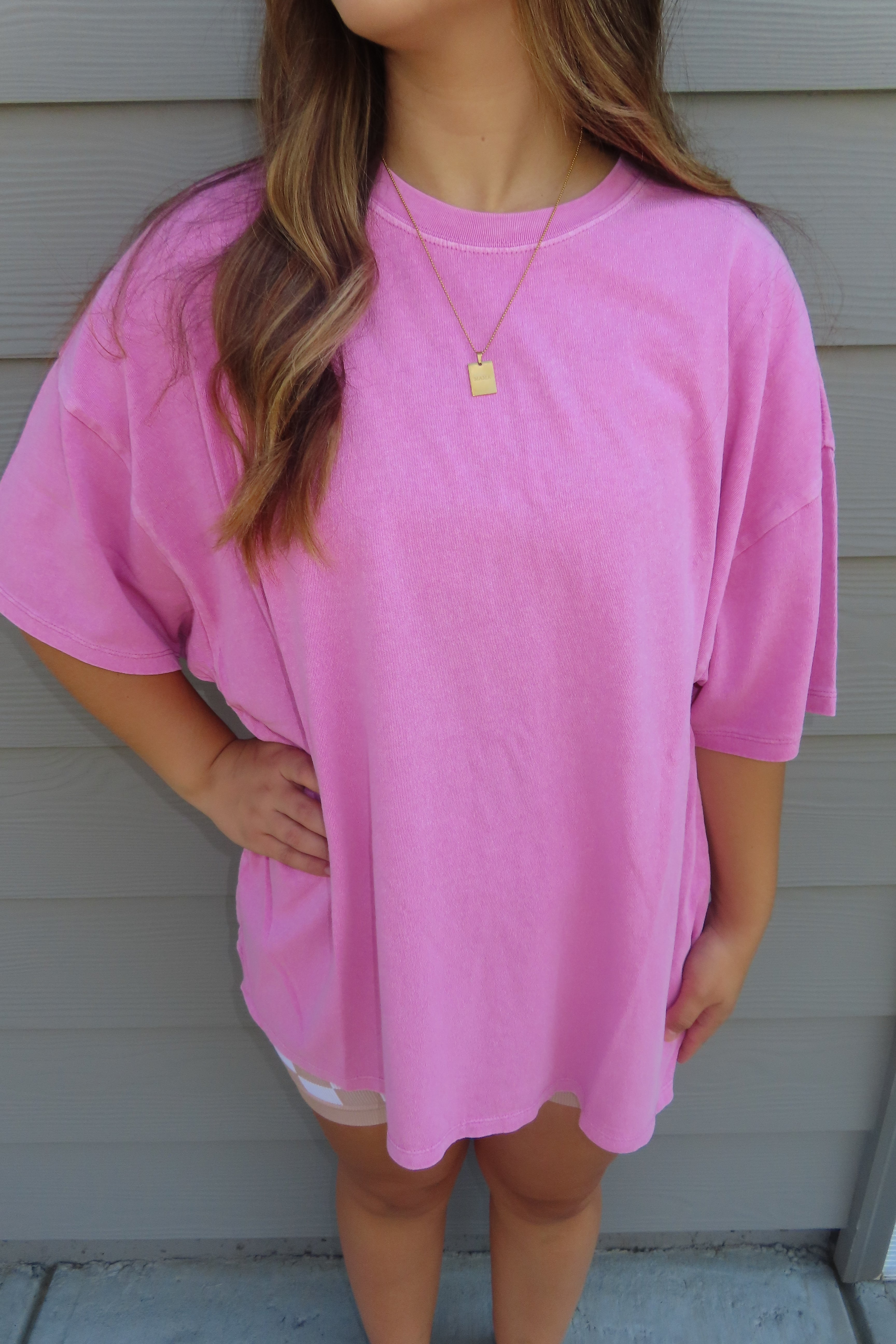Fuchsia Boyfriend Tee