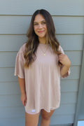 Taupe Boyfriend Tee